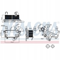 радиатор масляный nissens vw: passat 3c5 , 3c2