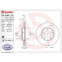 диск колодок . mazda 3 03 - 13 передняя