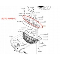 Крепление решетка радиатора mazda gj 2012 -