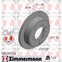 590.2817.20 zimmermann - диск колодок . toyota