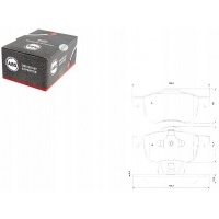 колодки тормозной volvo s80 i 2.5 т ts . xy
