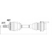 мерседес вито 6383342334 привод л / п 2.2dci