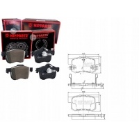 колодки тормозной honda accord мк v универсал 2.0 i ls