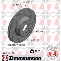 150.3441.55 zimmermann - диск колодок . bmw