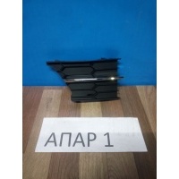 Решетка в бампер нижняя левая Skoda Superb 2 2008-2015 3t0853665b9b9