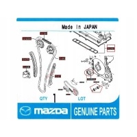 комплект ремня грм в сборе оригинал oe mazda cx7 2.3t xxxl
