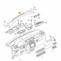 Жабо стропальщик радиатора volkswagen caddy 15 -