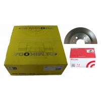 Тормозные диски 0387 колодки citroen c8 02r - передняя 310mm .