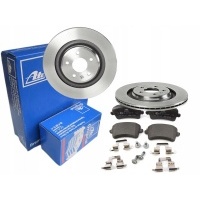 тормозные диски колодки ate задняя audi a4 b8 a5 q5 8r 330mm