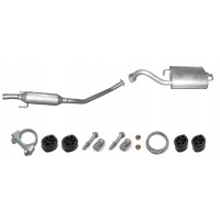 Toyota corolla verso 1.6 2001 - 2004 глушитель глушители