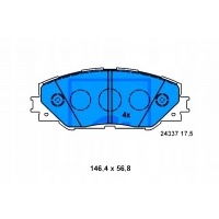 колодки тормозной toyota передняя auris rav 4 1 , 8 - 2 , 5