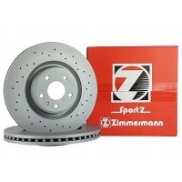 zimmermann тормозные диски передняя renault лагуна ii 300mm