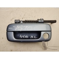 Ручка двери наружная передняя левая Peugeot 406 2001 00009101H2, 9621858877