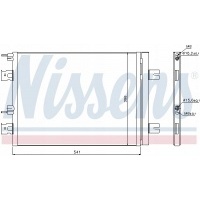 радиатор кондиционера nissens 940262