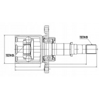 nissan 391000606r шрус внутренний 2.0dci 2wd