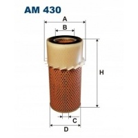 am430 filtron - фильтр воздушный / mitsubishi