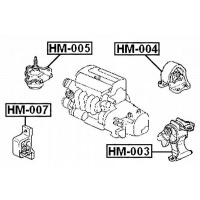 Подушка двигателя honda cr - v ii fr - v 2 , 0 2 , 4 01 - fe