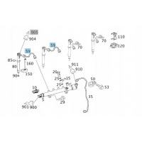Провода инжектора mercedes - benz a6510704533
