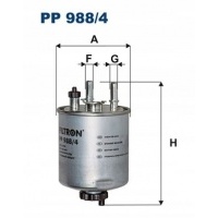 пп 988 / 4 filtron - фильтр топлива / renault