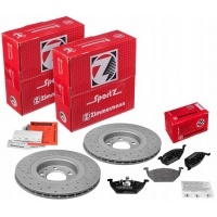 zimmermann тормозные диски sport - z колодки std передняя honda