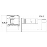 nissan 39771jd24c шрус внутренний правая 2wd 06 -