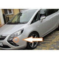 Opel zafira c заглушка омывателей бампера фара
