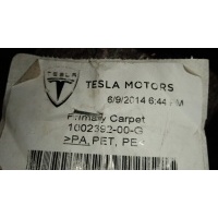 Ковер салонный передний Tesla Model S 2014 1002392-00-G