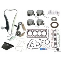 комплект ремня грм поршни audi a4 8p 1.8 tfsi cabarete. cabb cdha c