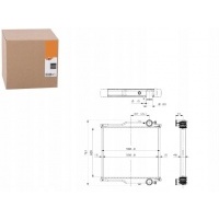 радиатор двигателя nrf 5001873317 7420809769 8mk376
