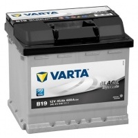 аккумулятор varta чёрный b19 12v 45ah 400a