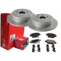 Тормозные диски колодки brembo задняя toyota avensis t25