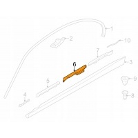 Bmw 3 f30 f31 крепление крепление порога левая 7256917