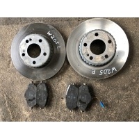Мерседес c 205 1.5 1.6 тормозные диски колодки передняя oryg.