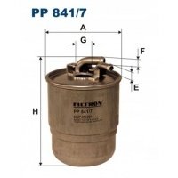 фильтр топлива дб вито 111cdi 03 - pp841 / 7