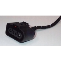 Кубический разъем вилка чёрный audi 1j0919231