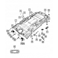 Chrysler pacifica 2017 обивка потолка