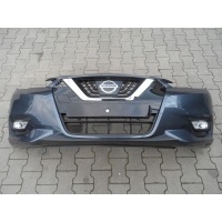 Бампер передняя передний nissan micra k14 kpn камера
