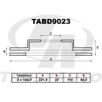 тормозные диски Toyota, Lexus GS300, GS400, GS430, JIS200, IS300, LS400, SC300, SC400, SC430, Altezza, Aristo, Celsior, Chaser, Cresta, JCrown Majesta, Crown, Mark II Wagon Blit, Mark II, Soarer, V