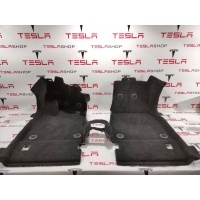 Ковер салонный передний Tesla Model X 2016 1061243-00-G,1061243-00-D