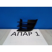 Решетка в бампер нижняя левая Skoda Fabia 2 5J 2007-2014 5J0853665A 9B9