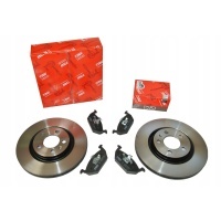 trw тормозные диски i колодки задняя форд c - max focus mk2 265m