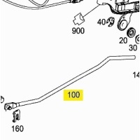 Тяга кулисы АКПП Mercedes C-Class S204 2011 A2042600633