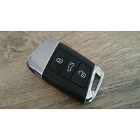 Ключ пульт key volkswagen passat b8 хромированная