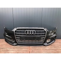 Бампер передняя audi a6 c7 рестайлинг s - line 2014 - 2018