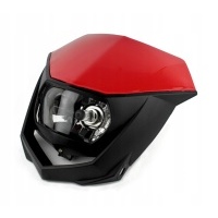 Обтекатель motocyklowa с reflektorem czerwono - czarna