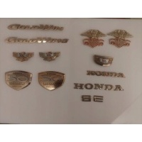 Эмблема логотип honda голд wing gl 1500 50th anniver