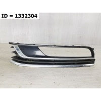 Решетка переднего бампера левая Volkswagen Passat B7 (2011-2015) 3AA854661B 9B9