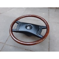 Руль деревянный мерседес w115 w116 w123