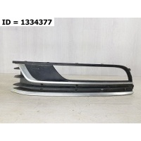 Решетка переднего бампера левая Volkswagen Passat B7 (2011-2015) 3AA854661B 9B9
