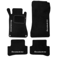 C класса w203 2000 - 2007 коврики велюровые haft